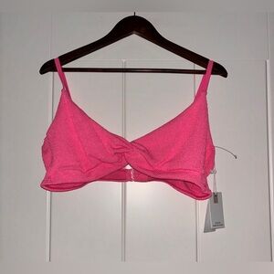 Good American Women Always Fit Sculpt Twist Bikini Top Swim Stretch NEW 18/20W‎